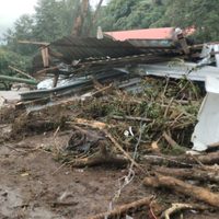 Reportan nueve muertos en Puebla por el paso de la tormenta Jerry