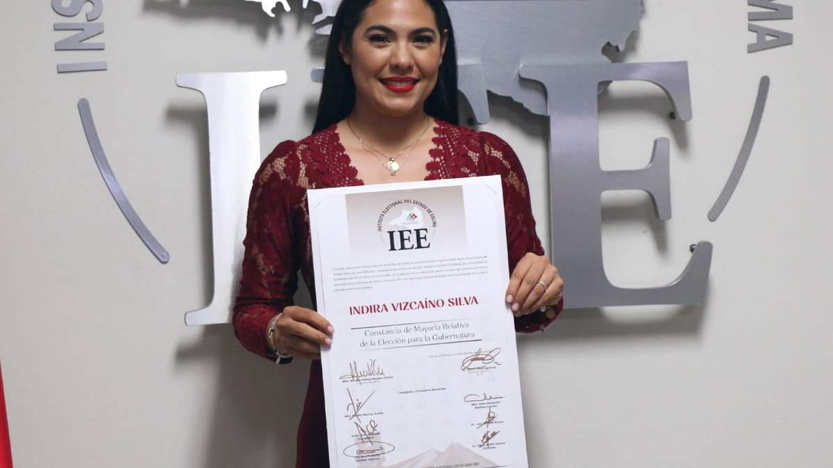 El pasado 14 de junio se le entregó la constancia de mayoría a 
Indira Vizcaíno