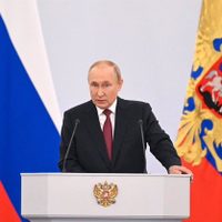 Putin se da un baño de masas para celebrar la anexión de las provincias ocupadas del este de Ucrania