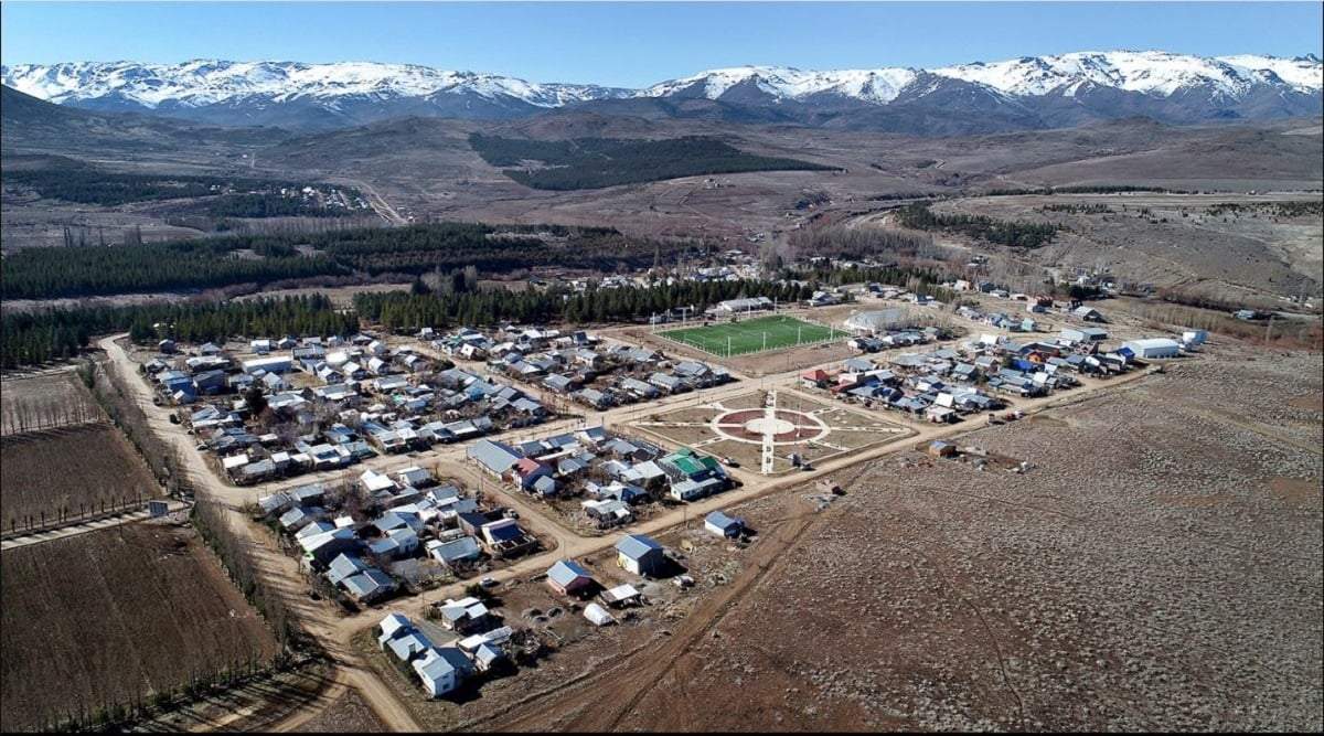La localidad de Las Ovejas, en el norte de Neuquén. Fuente: (Gobierno de Neuquén)