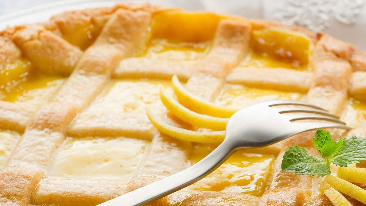 Crostata con pastelera de limón. Fuente: (Instagram)