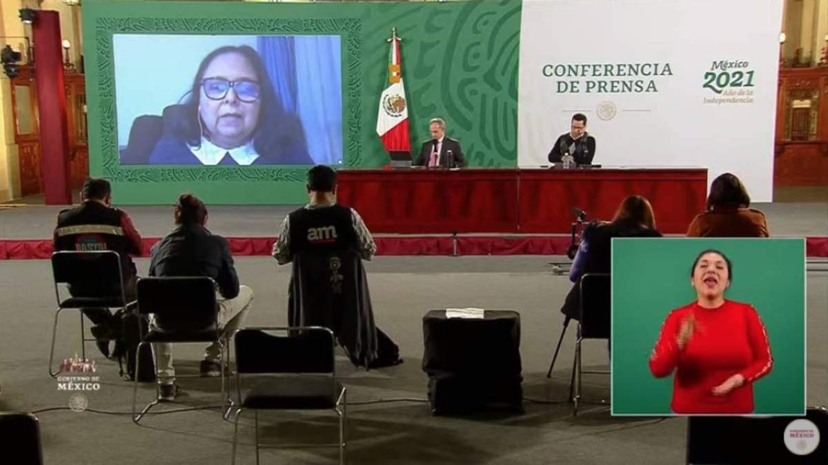 Presentación de Celia Alpuche Aranda en la conferencia de la Ssa