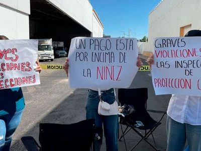 Representantes de estancias infantiles protestan en Sonora por irregularidades en inspecciones