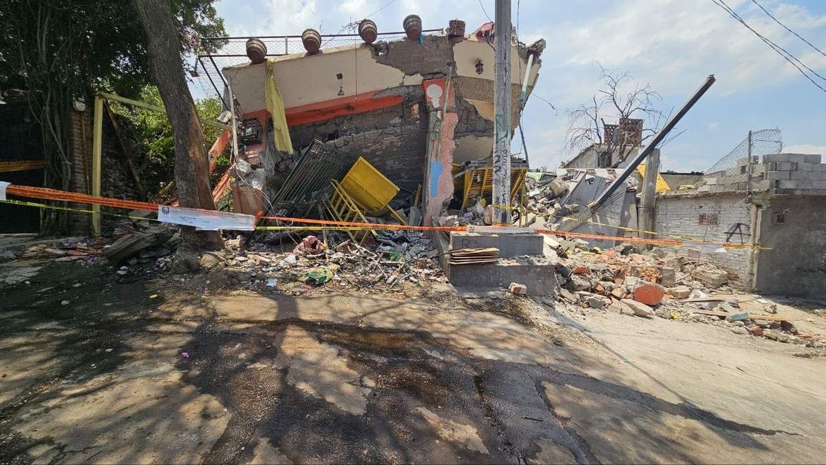 Explosión por gas en Tlalpan