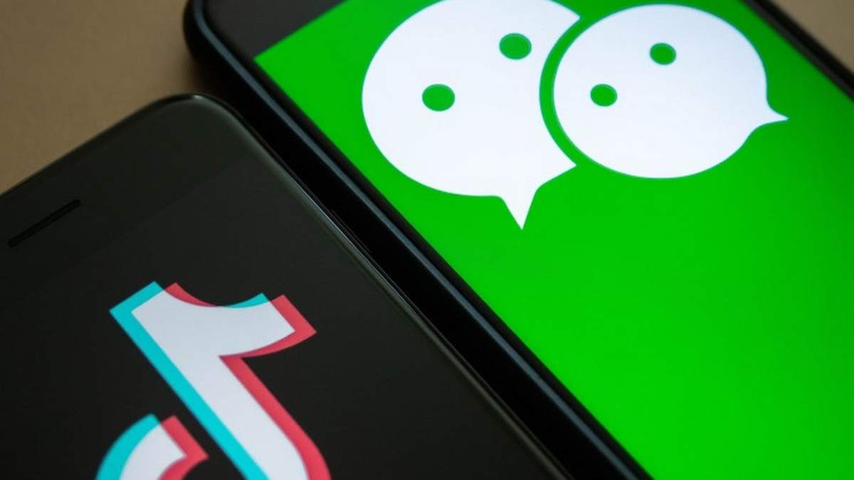 La aplicación WeChat se sumó a la lista negra de Trump. Fuente: (Twitter)