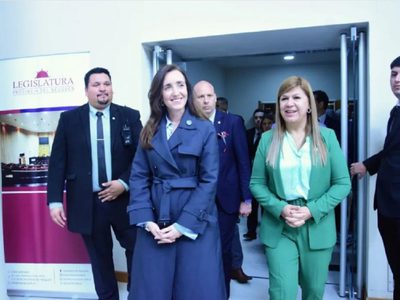Victoria Villarruel está en Neuquén y despliega una intensa agenda en su primera visita oficial a la provincia