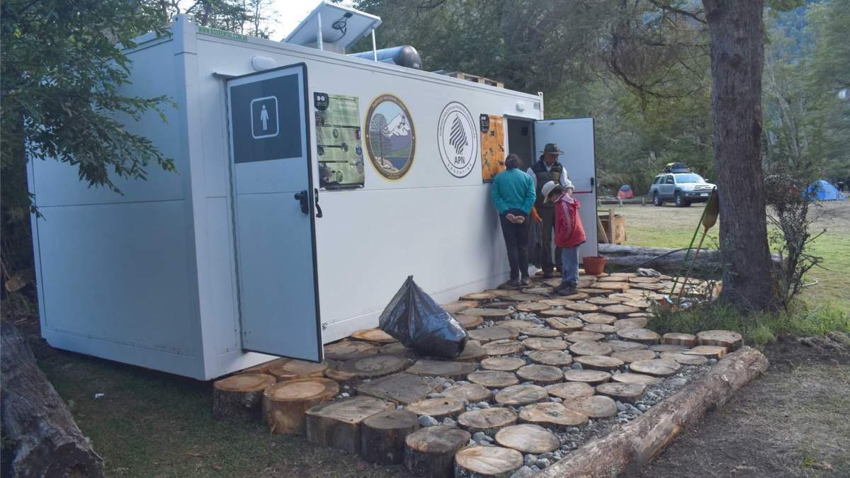 Parque Lanín presta módulo sanitario para hospital. Fuente: (Twitter)