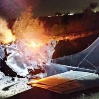 Se desploma avioneta con dos tripulantes a bordo en el Valle de Mexicali