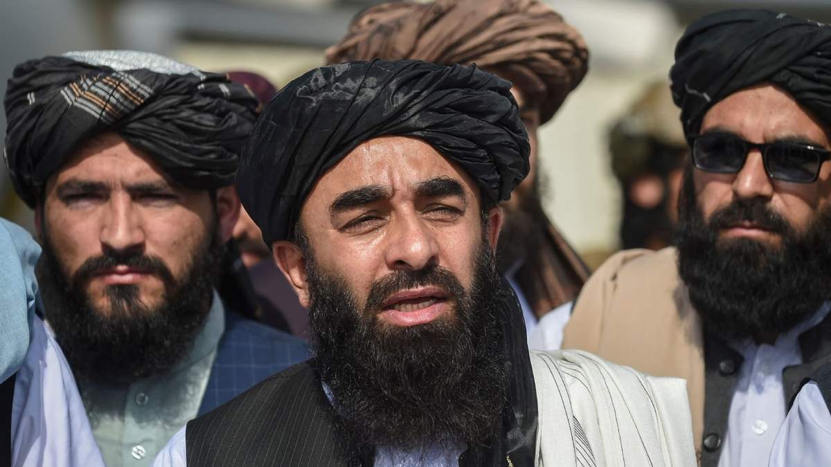 Zabihullah Mujahid, el vocero de los talibanes. Fuente: (Twitter)