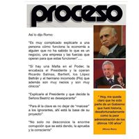 Proceso se deslinda de supuestos dichos de Alfonso Romo que circulan en redes