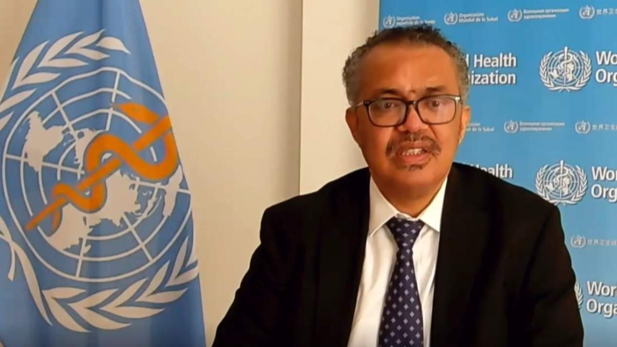 El director de la OMS Tedros Adhanom Ghebreyesus