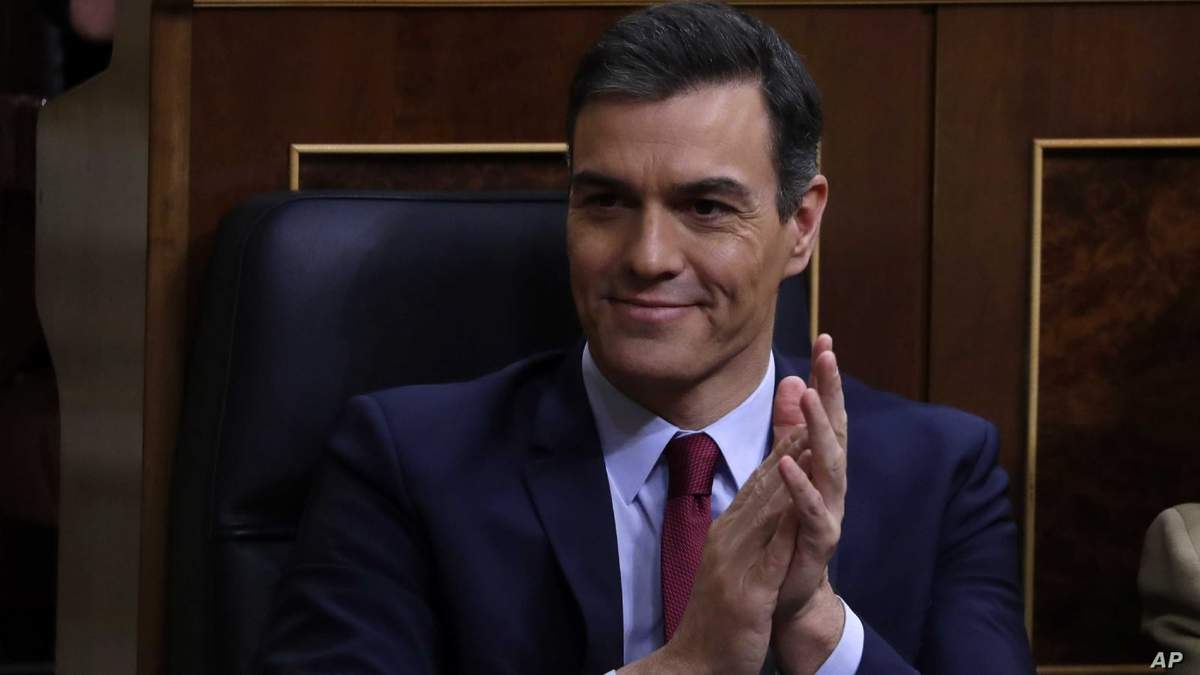 Pedro Sánchez, jefe de Gobierno de España. Fuente: (Twitter)