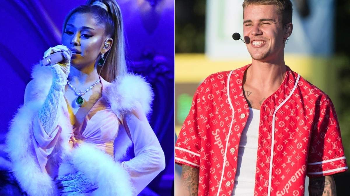Ariana Grande y Justin Bieber. Fuente: (Instagram)