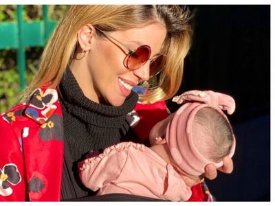 Pura ternura: Virginia Gallardo celebra los dos meses de Martina de esta divertida manera