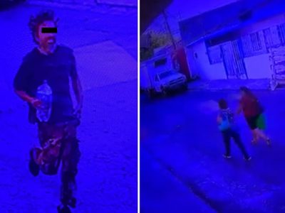 Captan ataque a cuchilladas de un indigente contra dos mujeres en Monterrey; una murió (Video)
