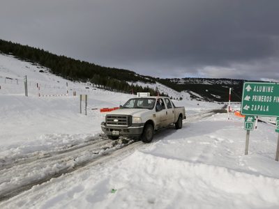 Nieve: piden precaución para transitar por las rutas neuquinas