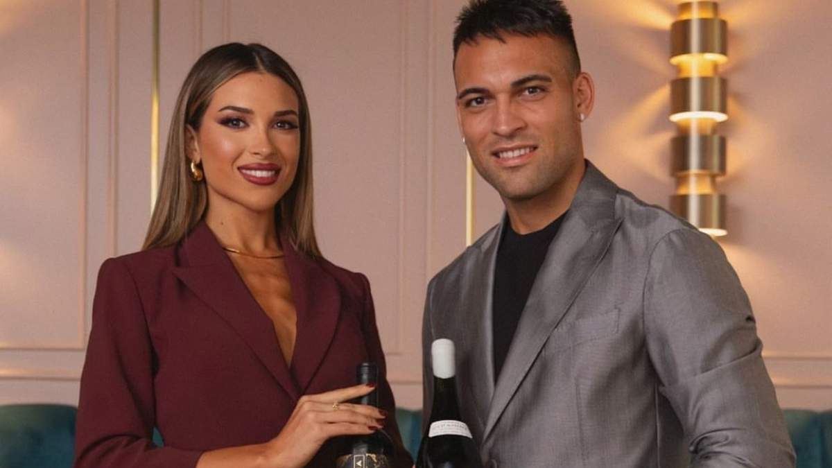 Agustina Gandolfo y Lautaro Martínez. Fuente: (Instagram)