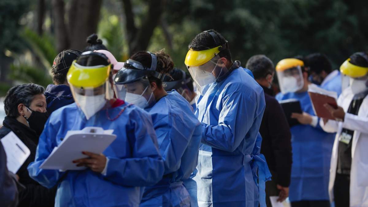 Un entro de detección de covid en la CDMX