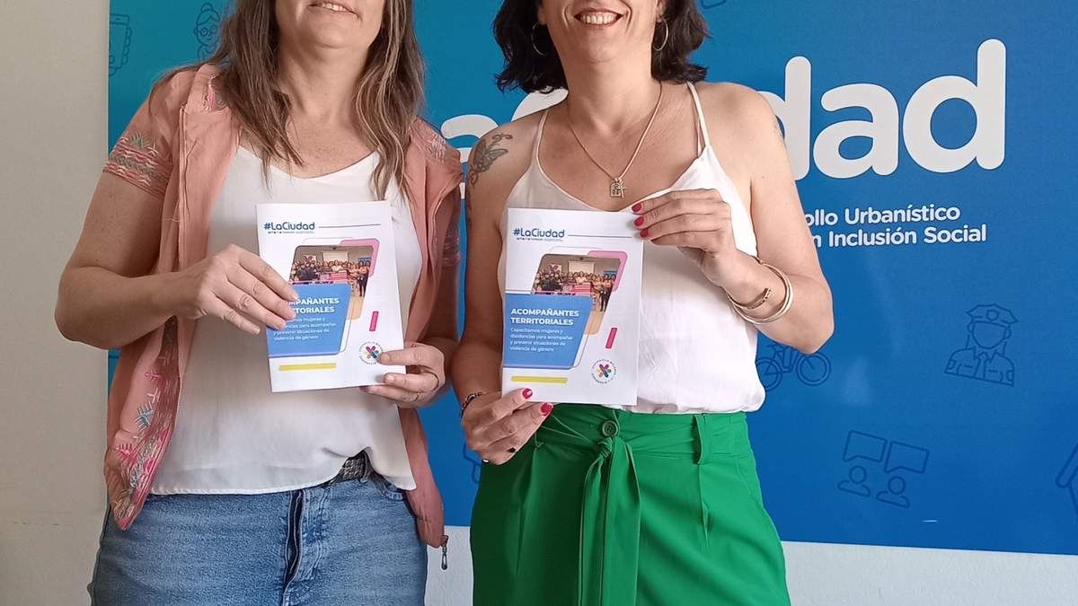 Mercedes Lamarca y María Ferraresso destacaron el programa de mujeres. Fuente: (Prensa Mercedes Lamarca).