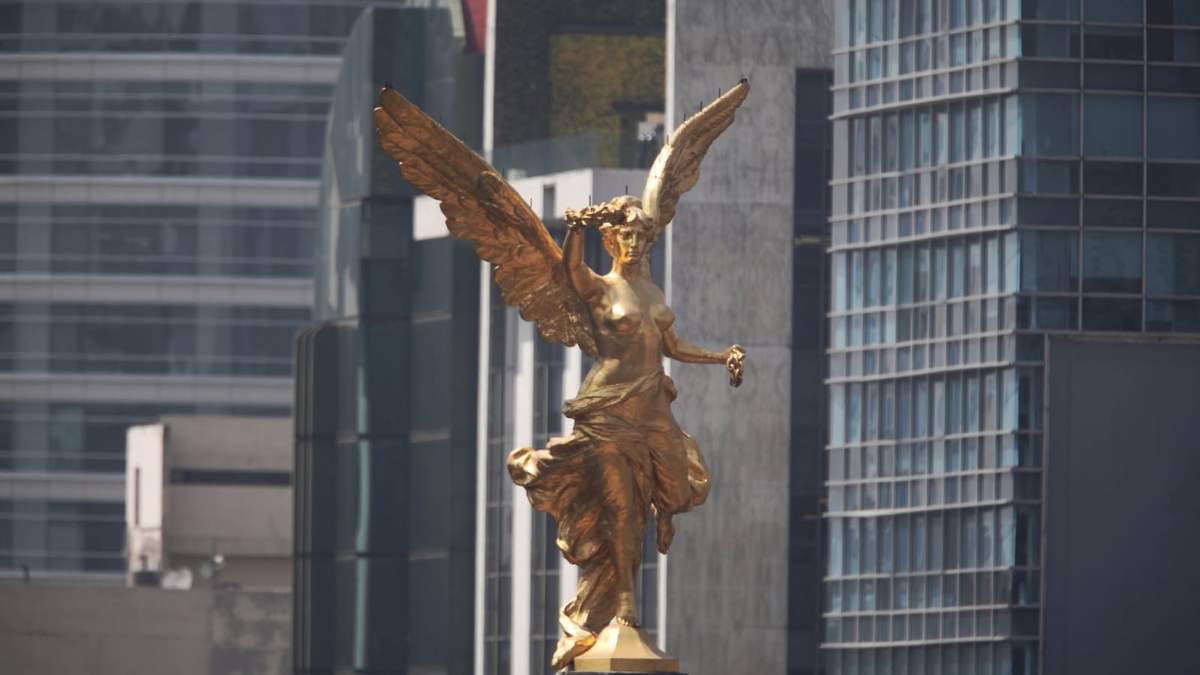 Ángel de la Independencia, en Paseo de la Reforma