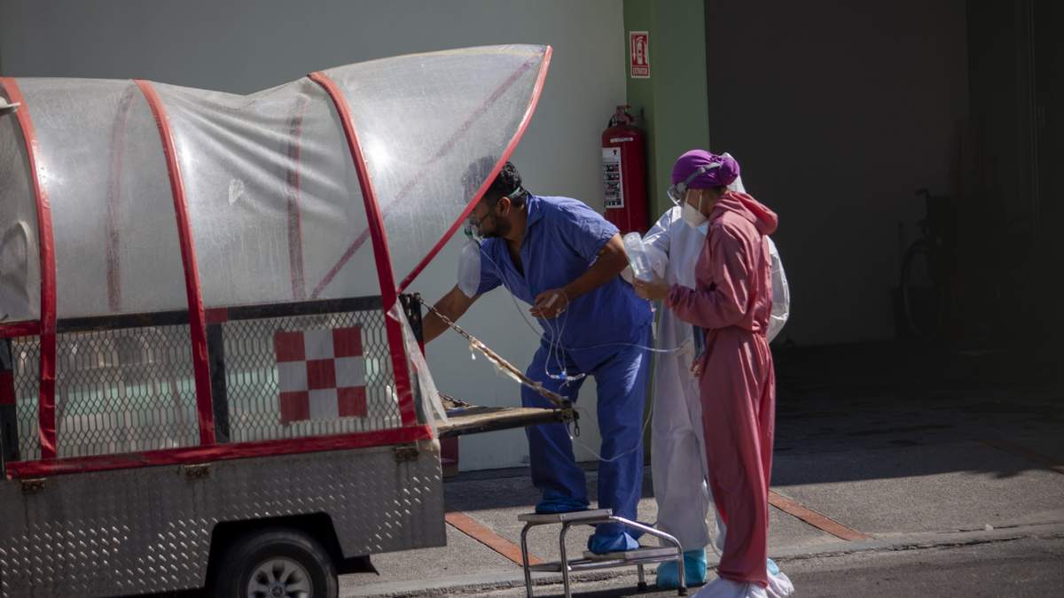 Atención médica a pacientes con covid