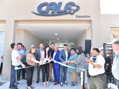 CALF inauguró dos salas velatorias en el Parque Industrial