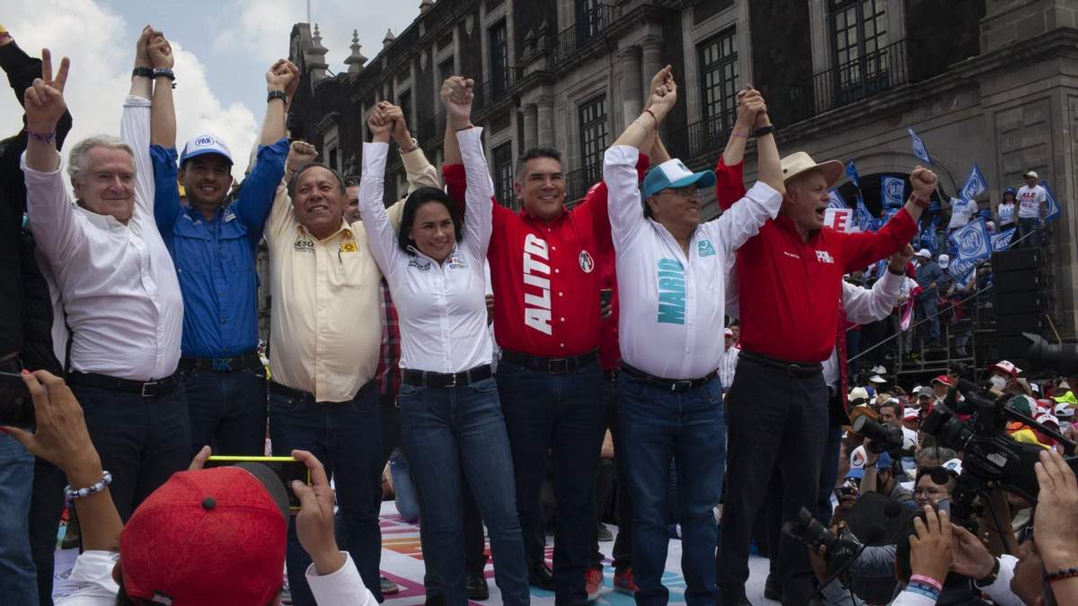 Cierre de campaña de Alejandra del Moral en Toluca