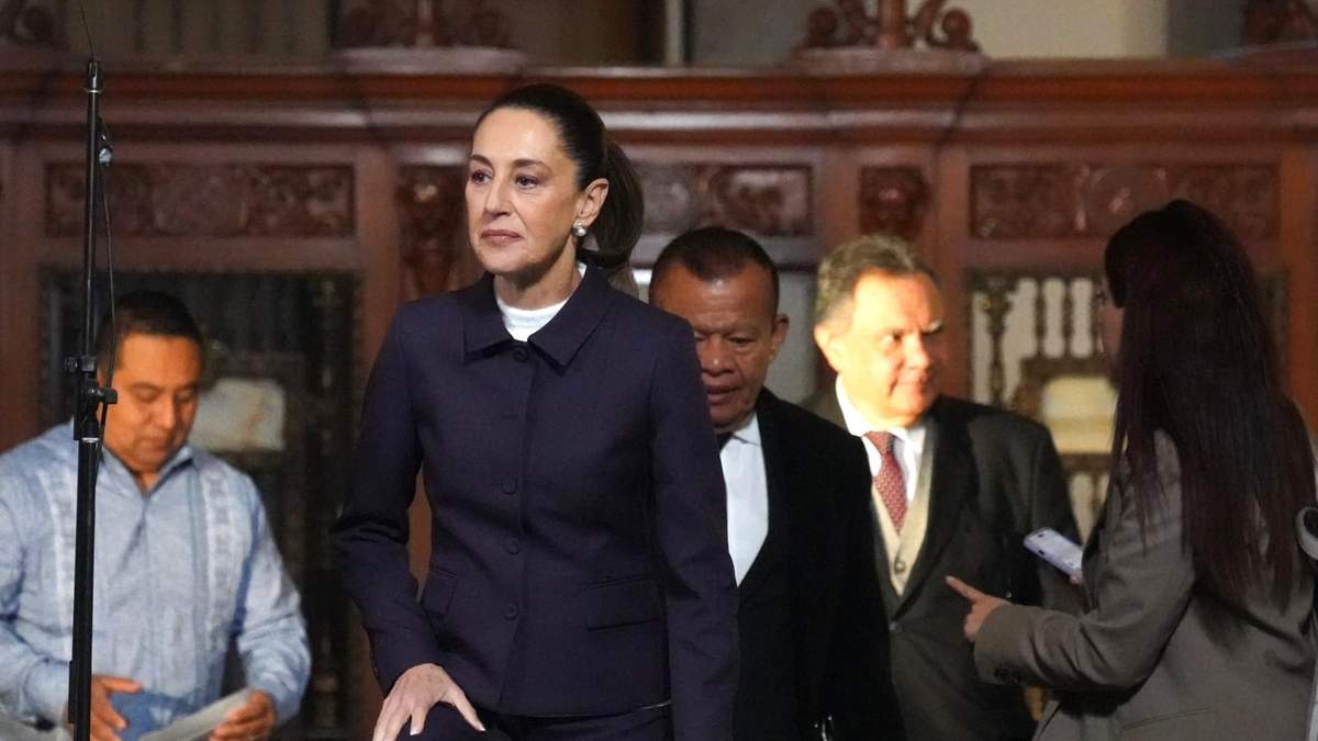 La presidenta Claudia Sheinbaum