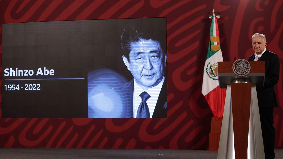 Pésame por la muerte del exprimer ministro de Japón