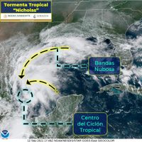 Se forma tormenta tropical "Nicholas", en el Golfo de México: Conagua
