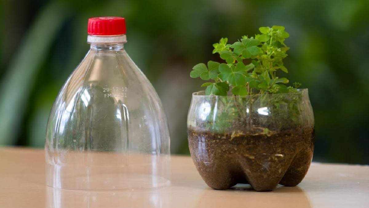 Botella plástica. Fuente: (Youtube)