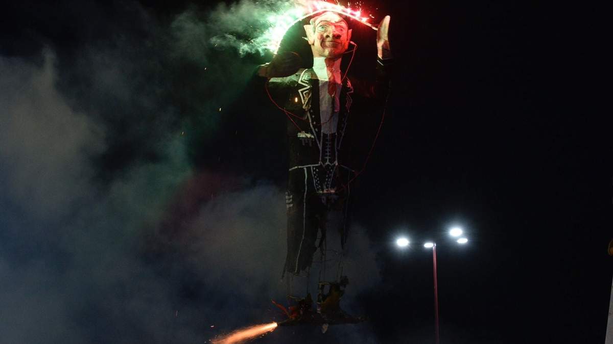 Judas con figura de Lorenzo Córdova