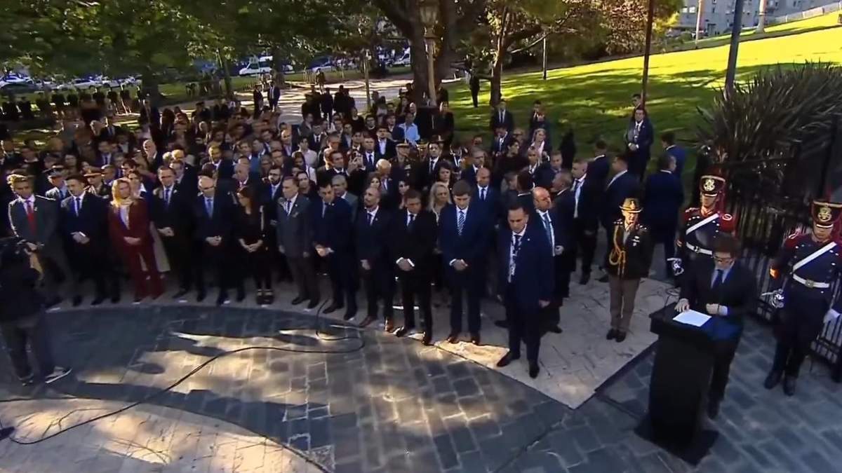 Discurso de Javier Milei sobre las Islas Malvinas. Fuente: (X)