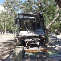 Luego del choque del colectivo sin frenos en pleno centro de Neuquén los choferes iniciaron un paro