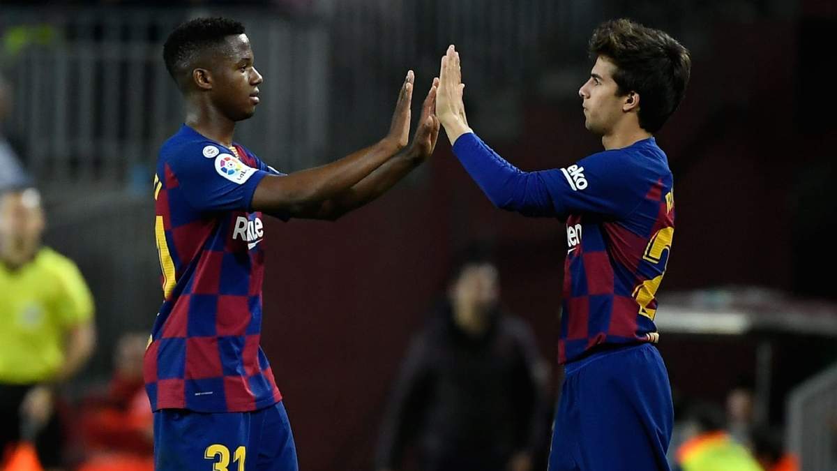 Ansu y Puig. Fuente: (Instagram)