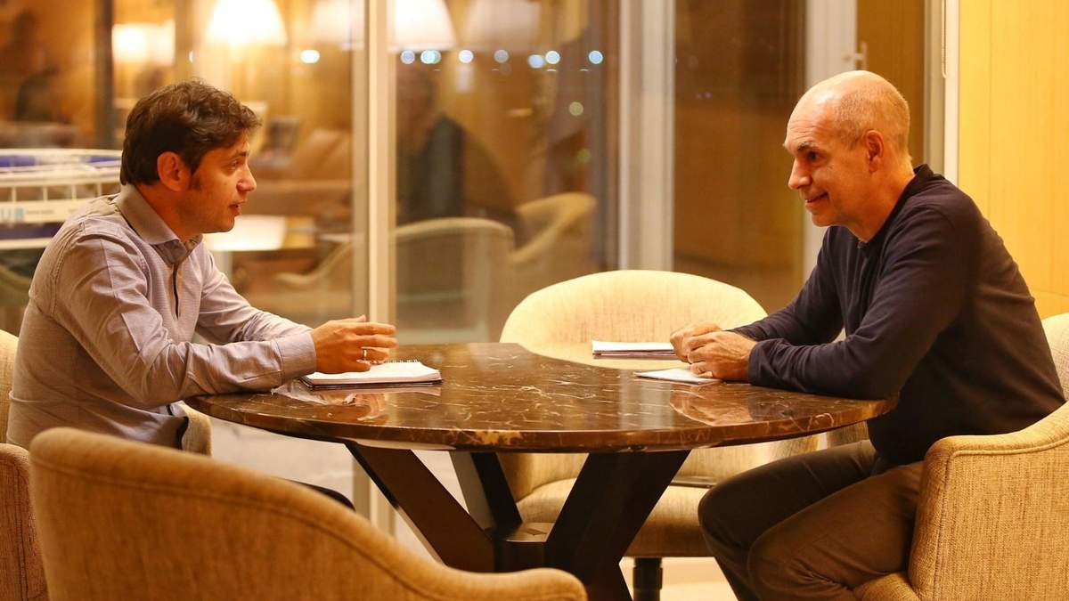 Horacio Rodríguez Larreta y Axel Kicillof. Fuente: (Twitter).