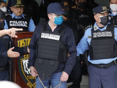 Detienen al expresidente de Honduras a la espera de resolver su extradición a Estados Unidos