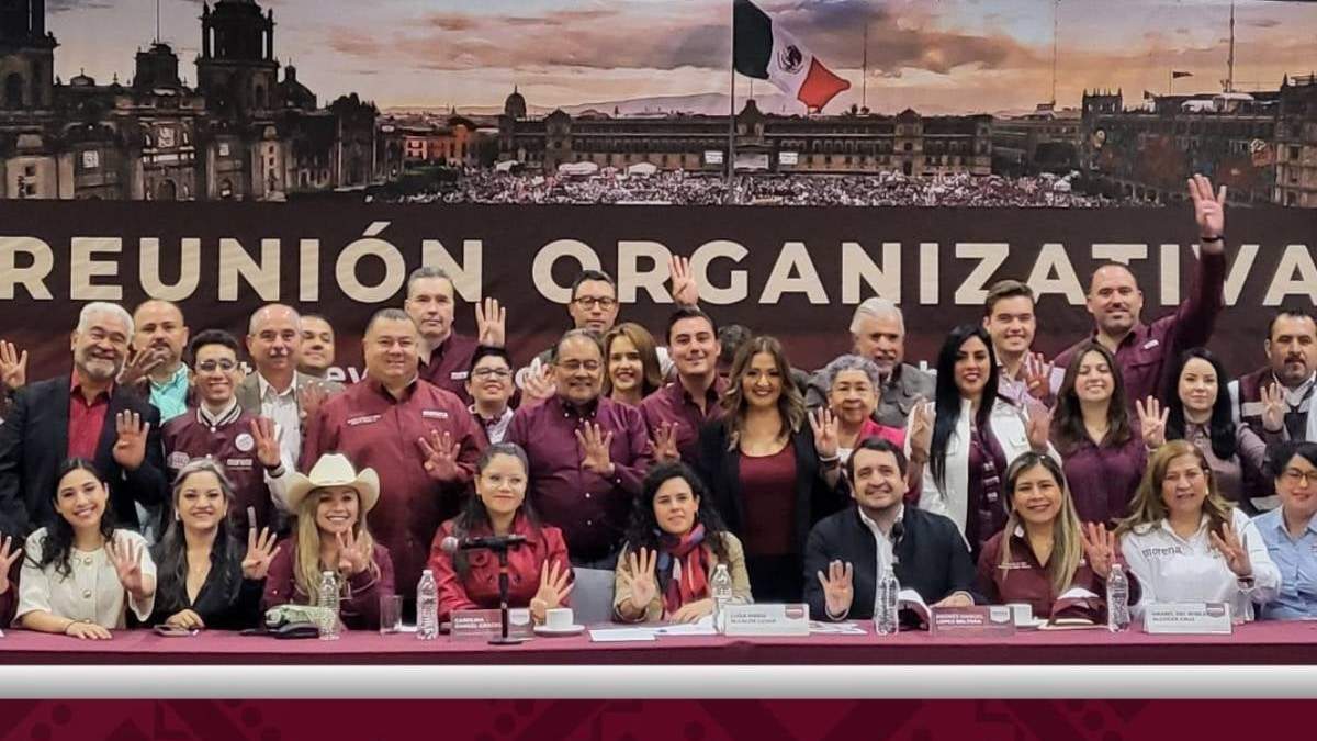 Asamblea informativa de Morena en Nuevo León