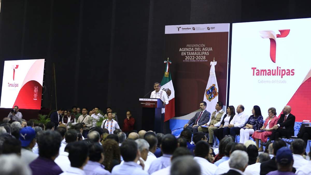 Es tiempo de actuar para garantizar derecho al agua; presenta gobernador de Tamaulipas  “Agenda del Agua”