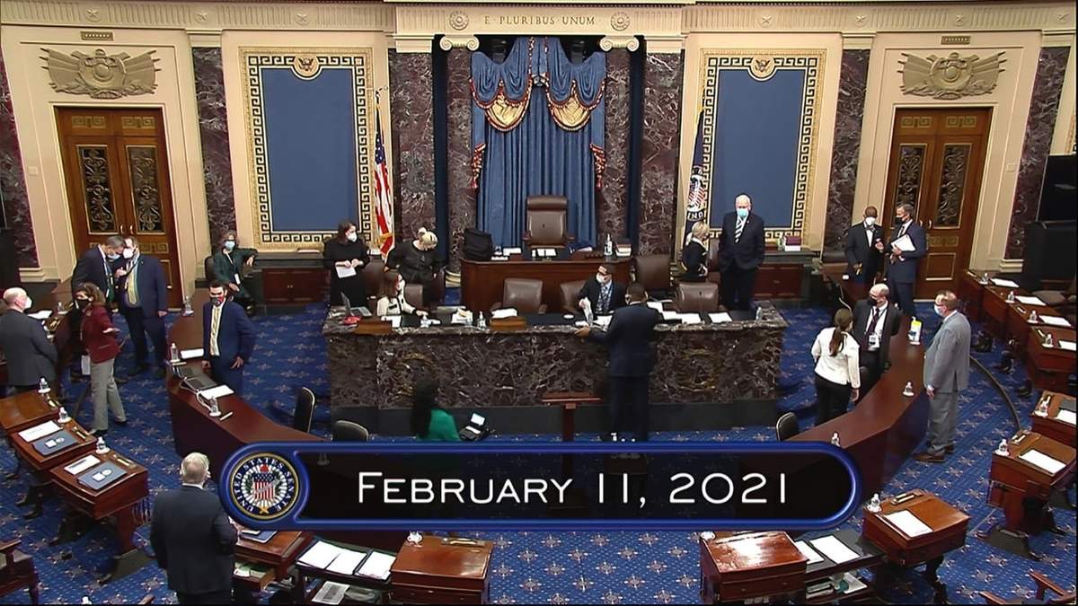 Tercer día de juicio político contra Trump en el Senado