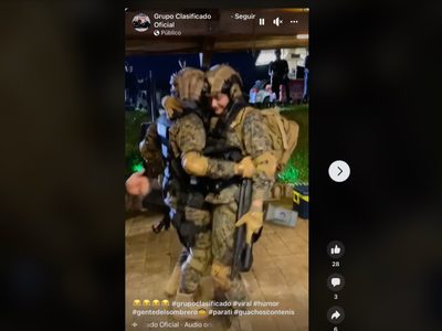 Video de supuestos marinos bailando en una fiesta de narcos se hace viral