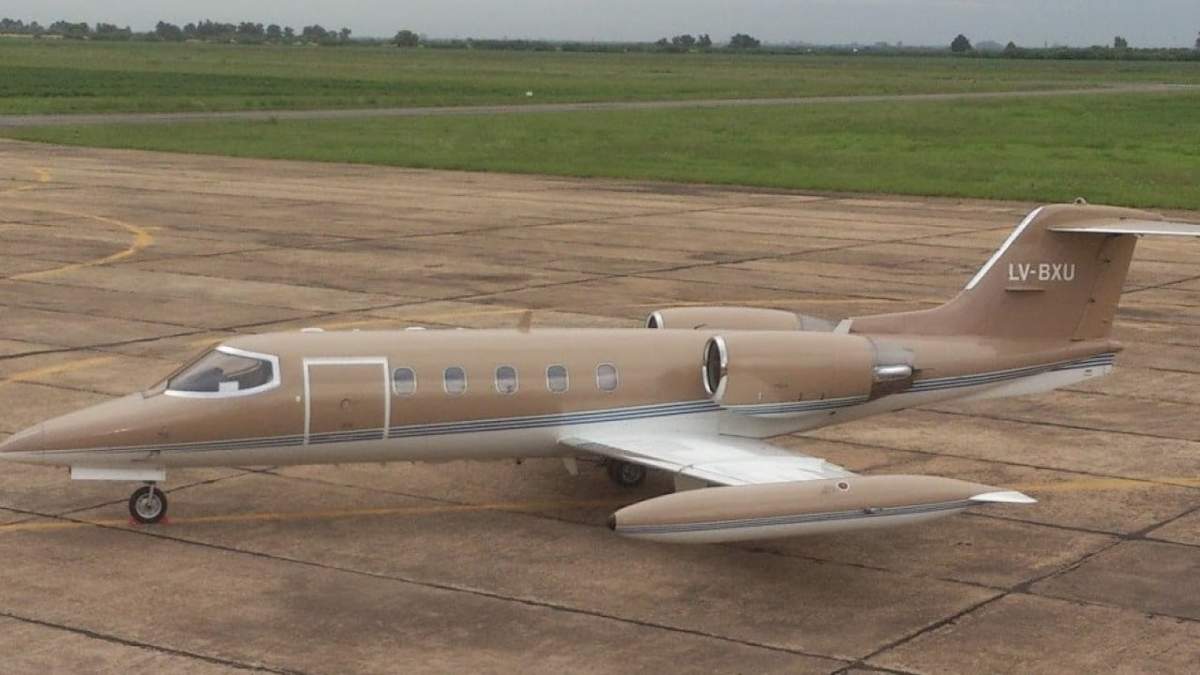 El avión sanitario que se estrelló. Fuente: (Twitter)