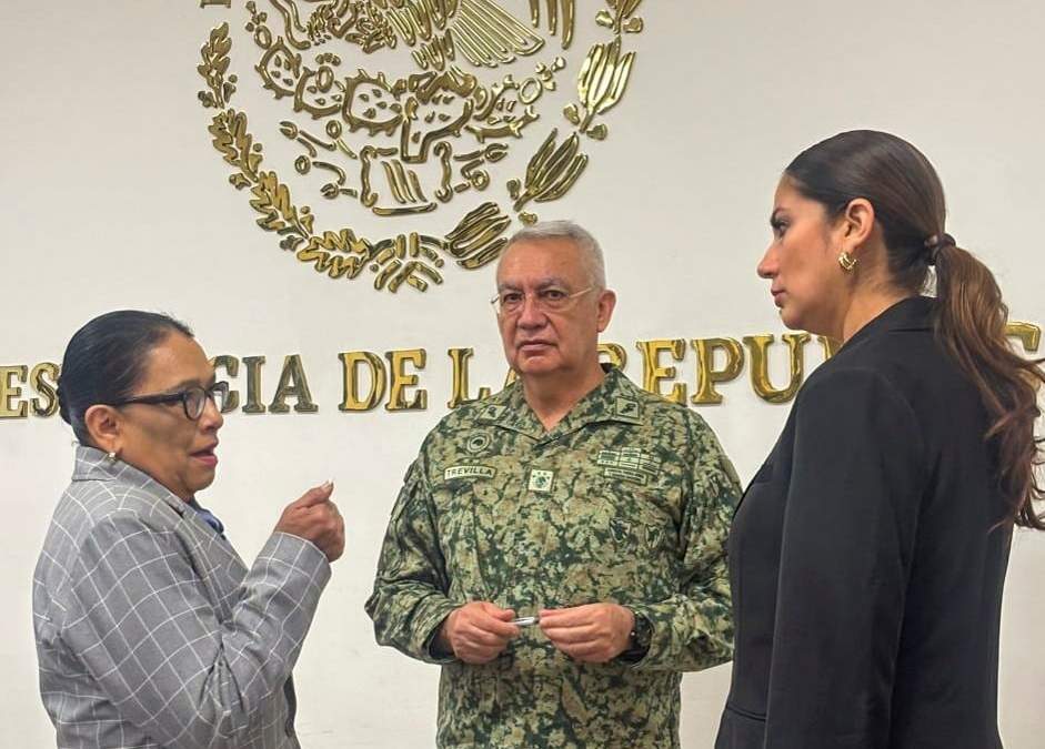 La gobernadora de Guanajuato habla con la secretaria de Gobernación, Rosa Icela Rodríguez, y con el secretario de Defensa, Ricardo Trevilla