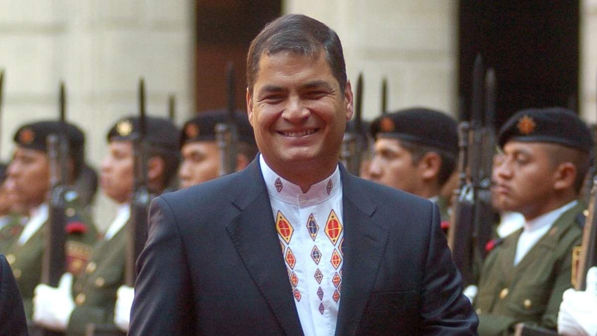 El expresidente de Ecuador, Rafael Correa