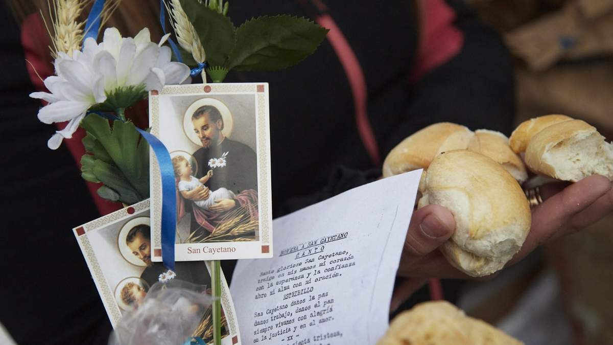 Los fieles recuerdan a San Cayetano cada 7 de agosto. Fuente: (Twitter)