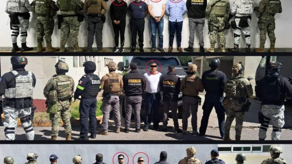 Detención de personas servidoras públicas posiblemente vinculadas a actividades de grupos criminales