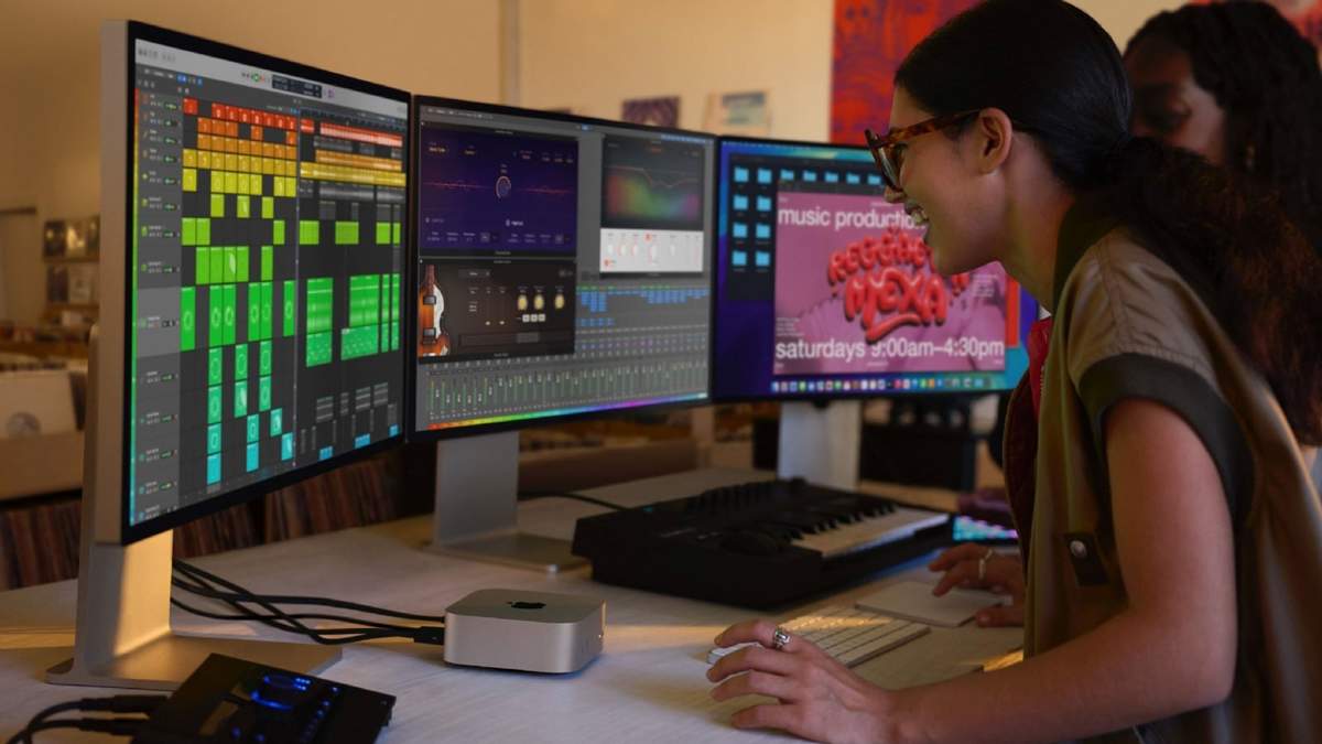 El nuevo modelo de Mac Mini es compatible con Thunderbolt 5 que ofrece transferencias de datos hasta 120 Gb/s