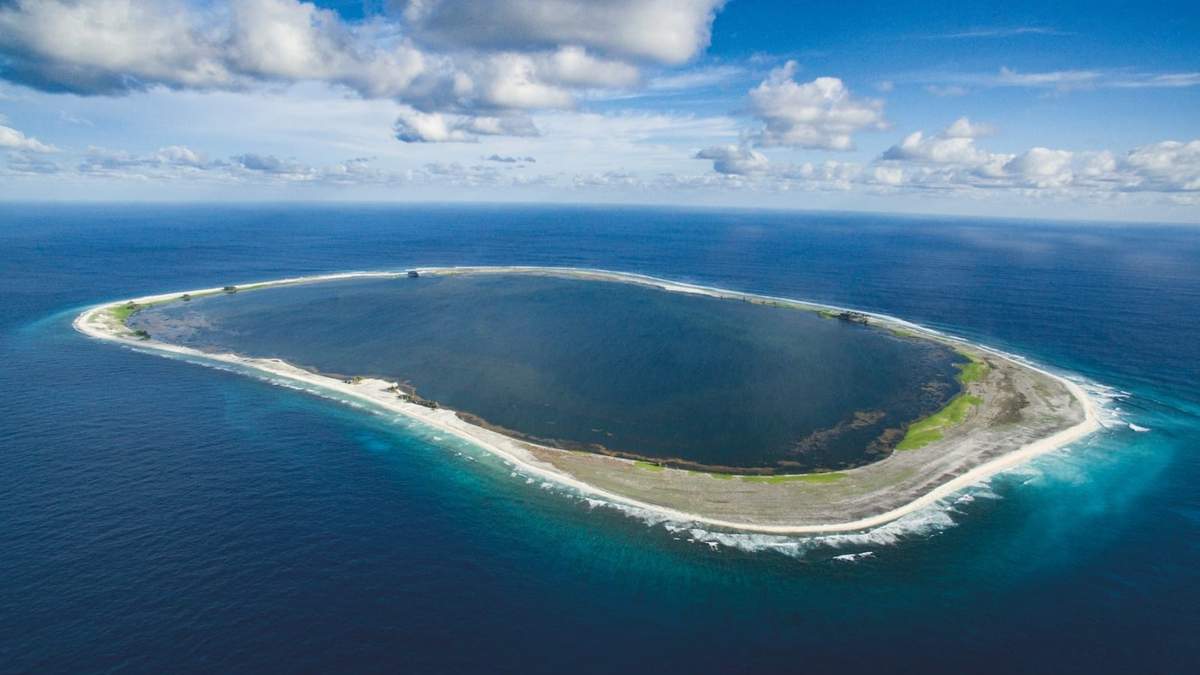 Clipperton, conocida como isla de la Pasión. Fuente: (Instagram)