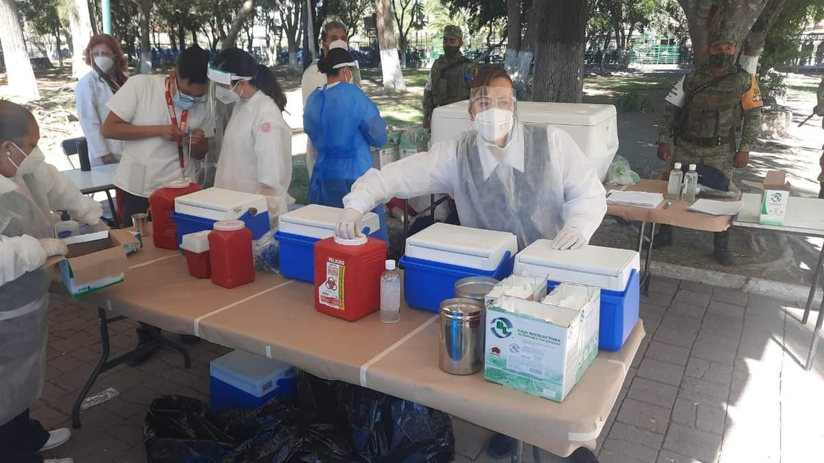 Vacunación contra covid-19 en el estado