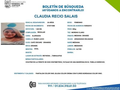 Reynosa: ansia y dolor en la búsqueda de Claudia y cuatro mil desaparecidos más